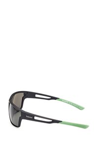Timberland IN INIETTATO - Gafas de sol - nero opaco verde scuro