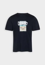 Jack & Jones JORBOOSTER TEE CREW NECK UNISEX - T-Shirt Print - Black