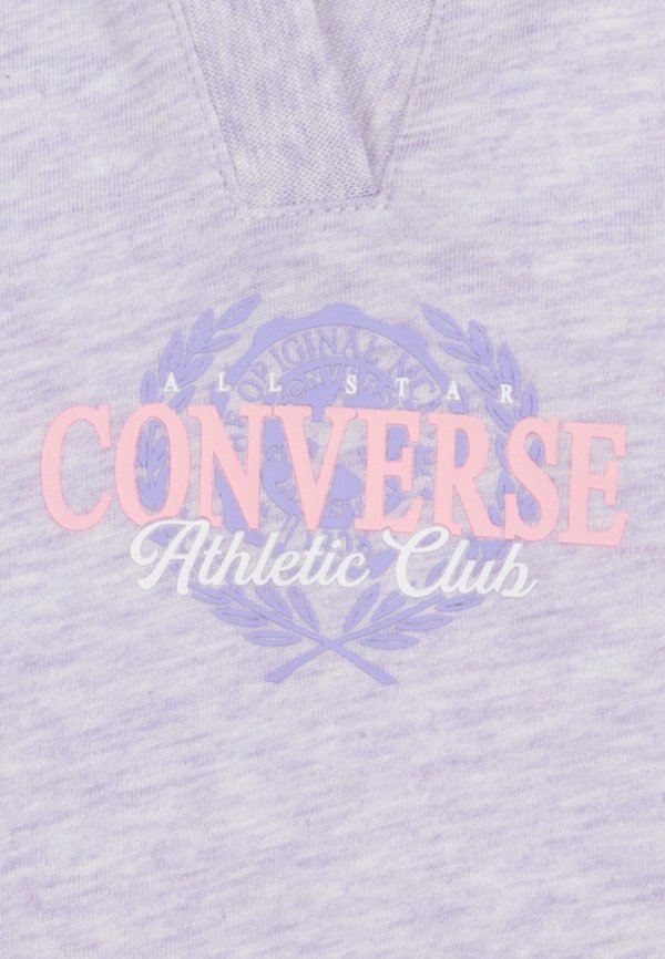 VARSITY RAGLAN - Print T-shirt - violet heat heather3