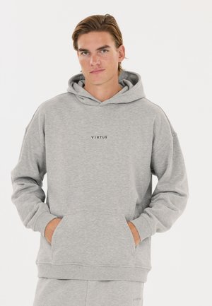 VIRTUS, VIRTUS SWEATSHIRT KAYCE V2 - Kapuzenpullover - light grey melange