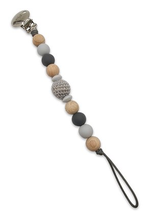 PACIFIER CROCHET - Catena per ciuccio - grey
