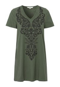 Cellbes of Sweden SHORT SLEEVED 2PACK - T-shirts print - dark green black beige