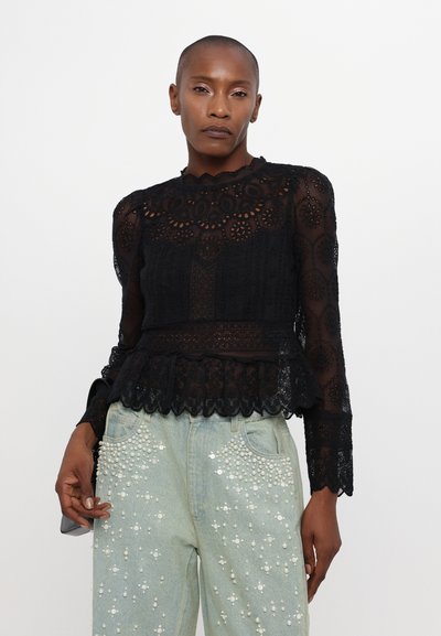 Sea LAINEY EMBROIDERY - Camicetta - black