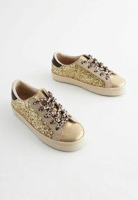 Next Sneakers - gold glitter