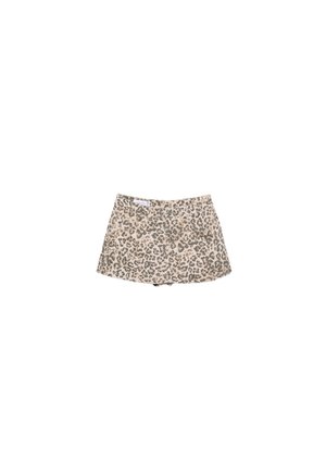 Stradivarius PRINTED - Short - mottled brown