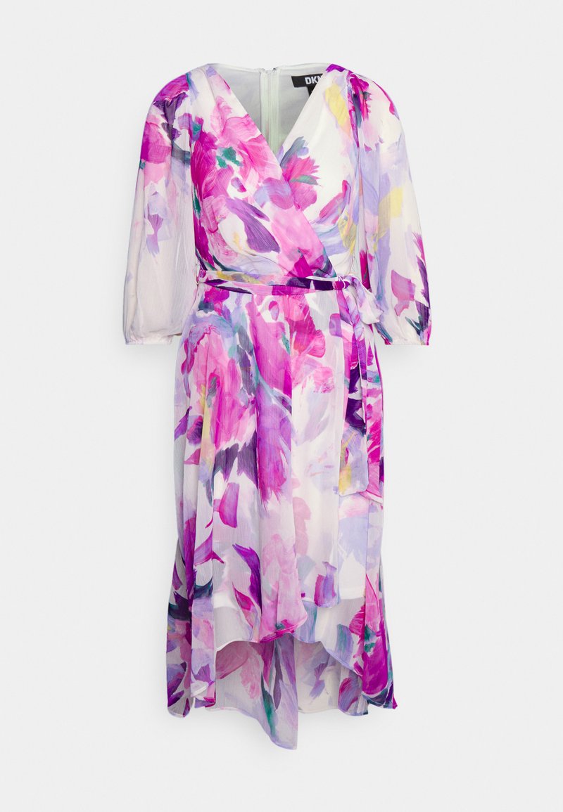 purple dkny dress