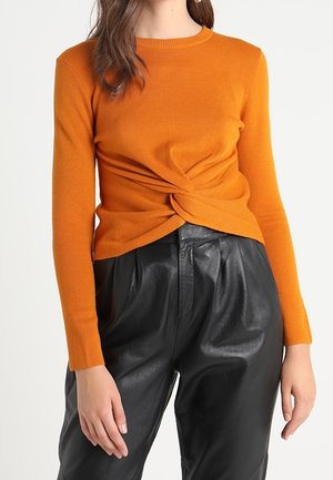 Striktrøje - orange