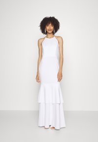 WAL G. WGXZL WEDDING - I DO DROP RUFFLE MAXI DRESS - Roupa de cerimónia - white