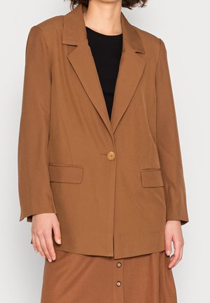 Halflange jas - brown