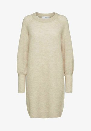 Selected Femme SLFLULU DRESS O NECK - Robe pull - birch