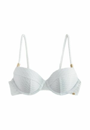 REGULAR FIT - REMOVABLE PADDING PLUNGE  - Bikiniyläosa - white texture