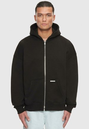 Bazix Republiq SUPER HEAVY  - Zip-up sweatshirt - black