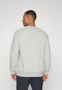 Peak Performance ORIGINAL CREW-BLACK-OFFWHITE - Sweatshirt - grey melange/black