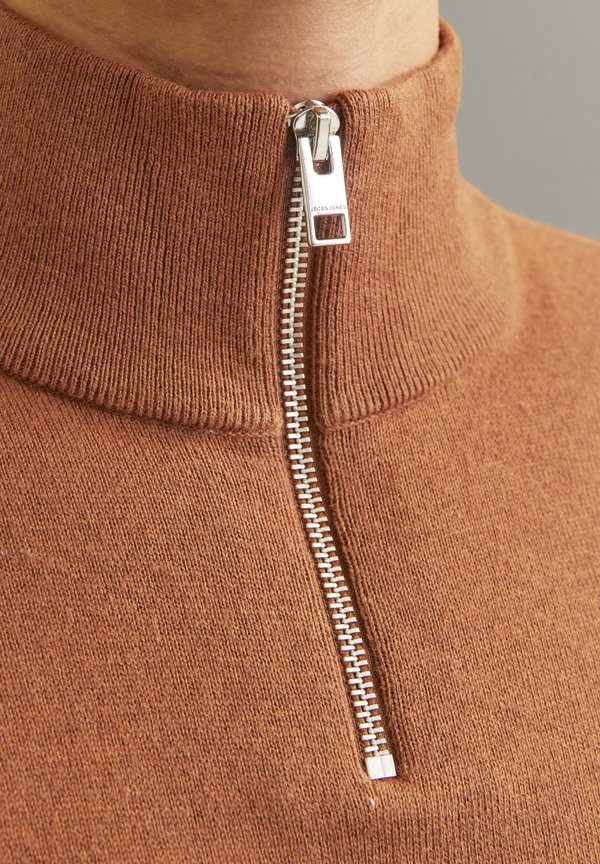 JJEEMIL HALF ZIP - Jumper - mocha bisque4