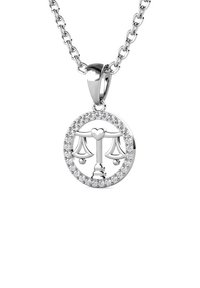 MYC Paris ZODIAQUE BALANCE - ET CRISTAL - Collier - argenté couleur / cristal