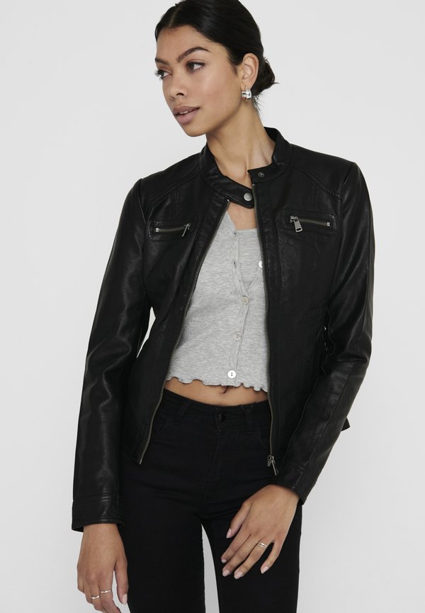 ONLBANDIT BIKER OTW - Faux leather jacket3