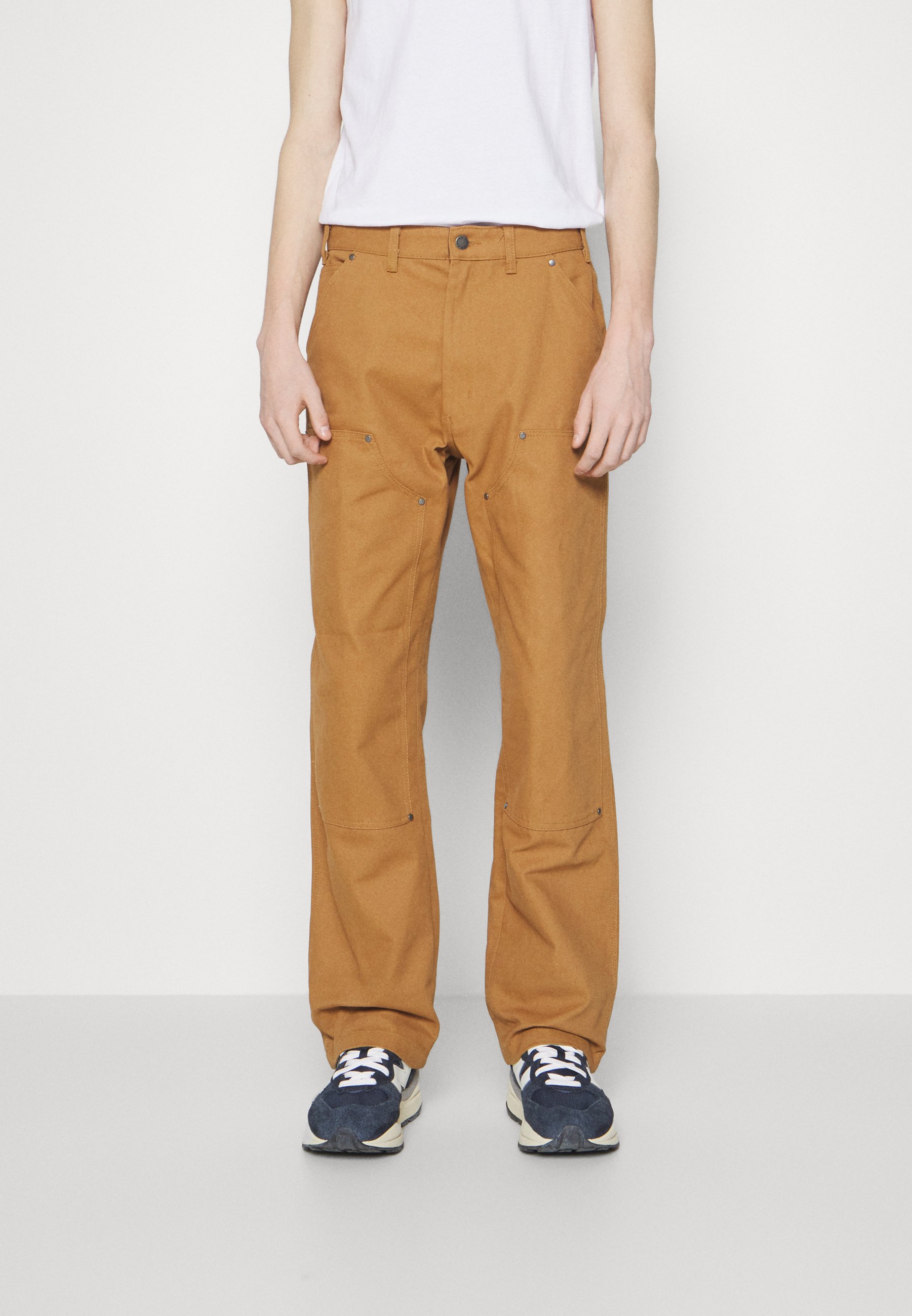Dickies Pantaloni Uomo – Jean Duck Marrone, Taglio Regolare, Tessuto Morbido In Tela 12oz