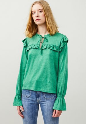 BESS - Long sleeved top - green