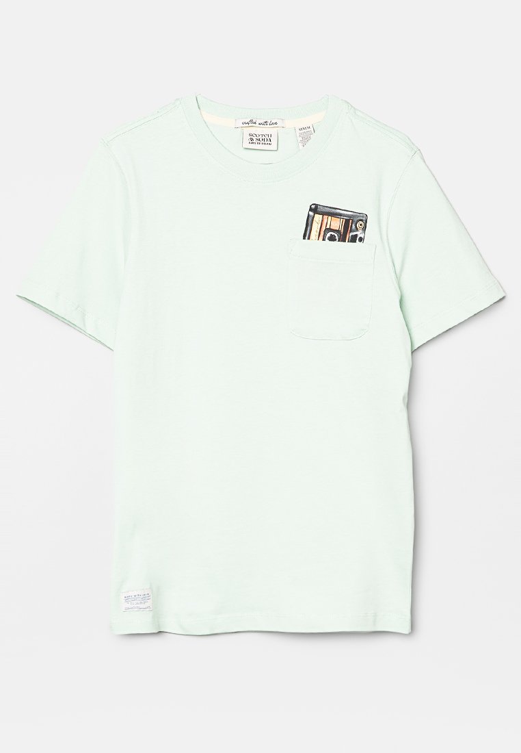 Scotch & Soda T-shirt print mintgroen