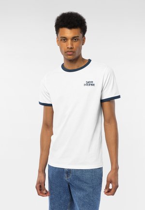 Henry Choice, HENRY CHOICE T-SHIRT CONTRAST - T-shirts med print - white