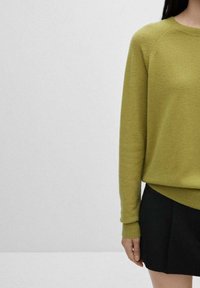 Mango Strickpullover - green