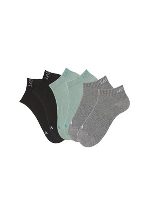 6 PACK - Sports socks - x schwarz x mint x grau meliert