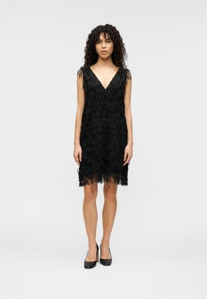 DURANT DELICATE FRINGES - Koktajl obleka/za zabavo - black