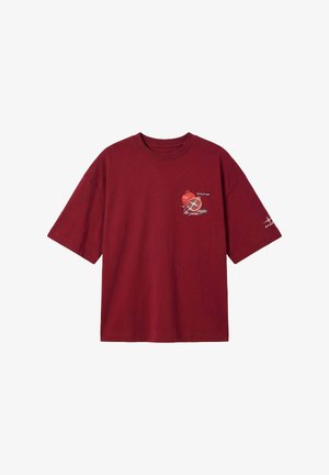 Project X Paris, T-SHIRT POMEGRANATE EXPLOSION - T-Shirt print - bordeaux