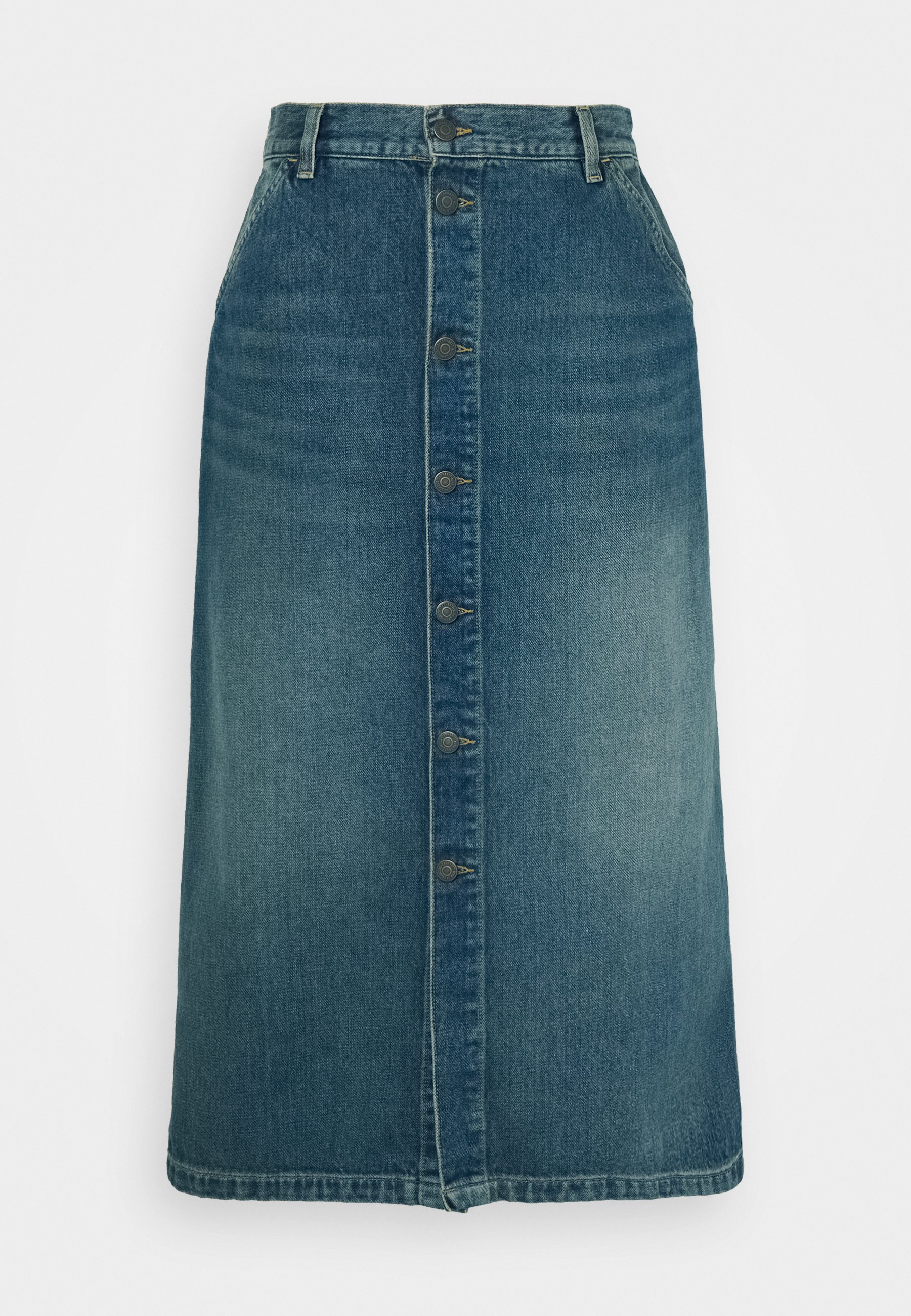 スカート CARHARTT WIP 'Marvin' skirt Blue Carhartt WIP MARVIN SKIRT - A-line skirt - blue rinsed/dark