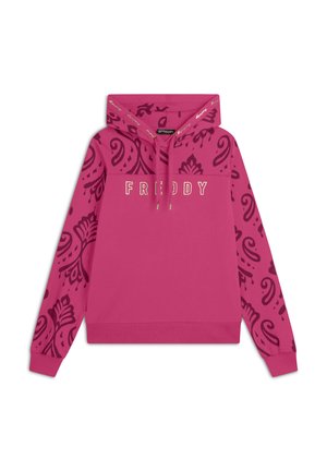 Jersey con capucha - beetrootpurple aop ikatfuchsia