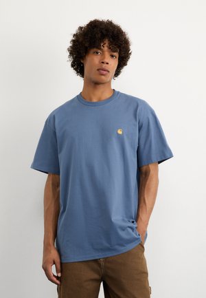 Carhartt WIP CHASE - Camiseta básica - positano/gold