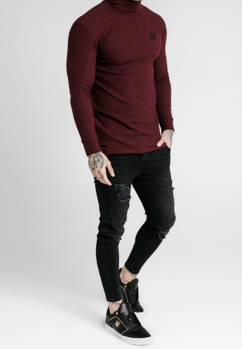 SIKSILK Pullover - bordeaux