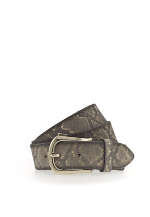 Ceinture - dunkel grau gold metallic