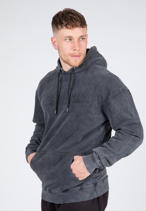 CROWLEY OVERSIZED - Džemperis su gobtuvu - washed grey