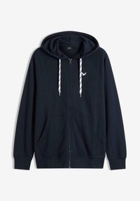 bonprix KAPUZEN - Felpa con zip - blue