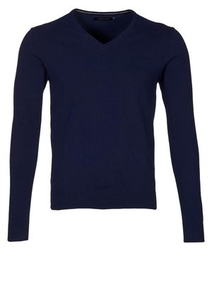 Pullover - mottled dark blue
