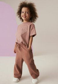 Next WIDE LEG JOGGERS - REGULAR FIT - Tréningruha alsók - brown