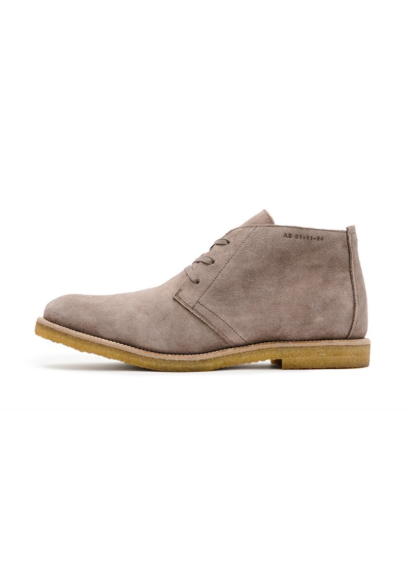 AllSaints Sportieve veterschoenen taupe AllSaints Sportieve veterschoenen taupe