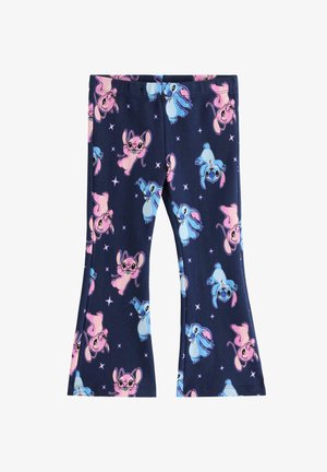 Lindex, LINDEX LILO & STITCH FLARED LEGGINGS WITH BRUSHED INSIDE LINDEX - Leggings - Hosen - navy