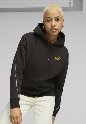 Puma MINIMAL  - Felpa con cappuccio - black