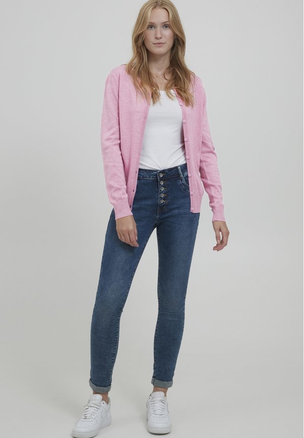 BYPIMBA - Cardigan - mauve mist melange4