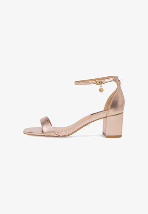 Nine West, NINE WEST SANDALS WOMEN'S GOLD-COLOURED WFA2625-1 - Riemensandalette - gold-coloured