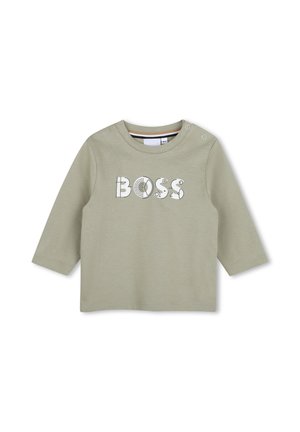 BOSS Kidswear, LONG SLEEVE T-SHIRT TODDLER BABY - T-shirt à manches longues - gris
