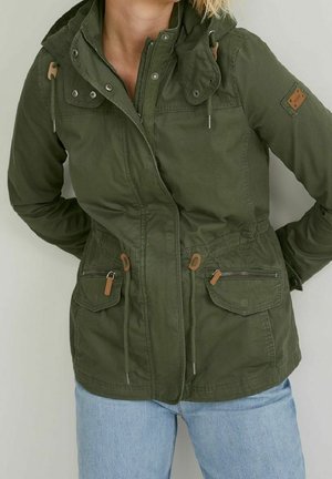 Lichte jas - dark green