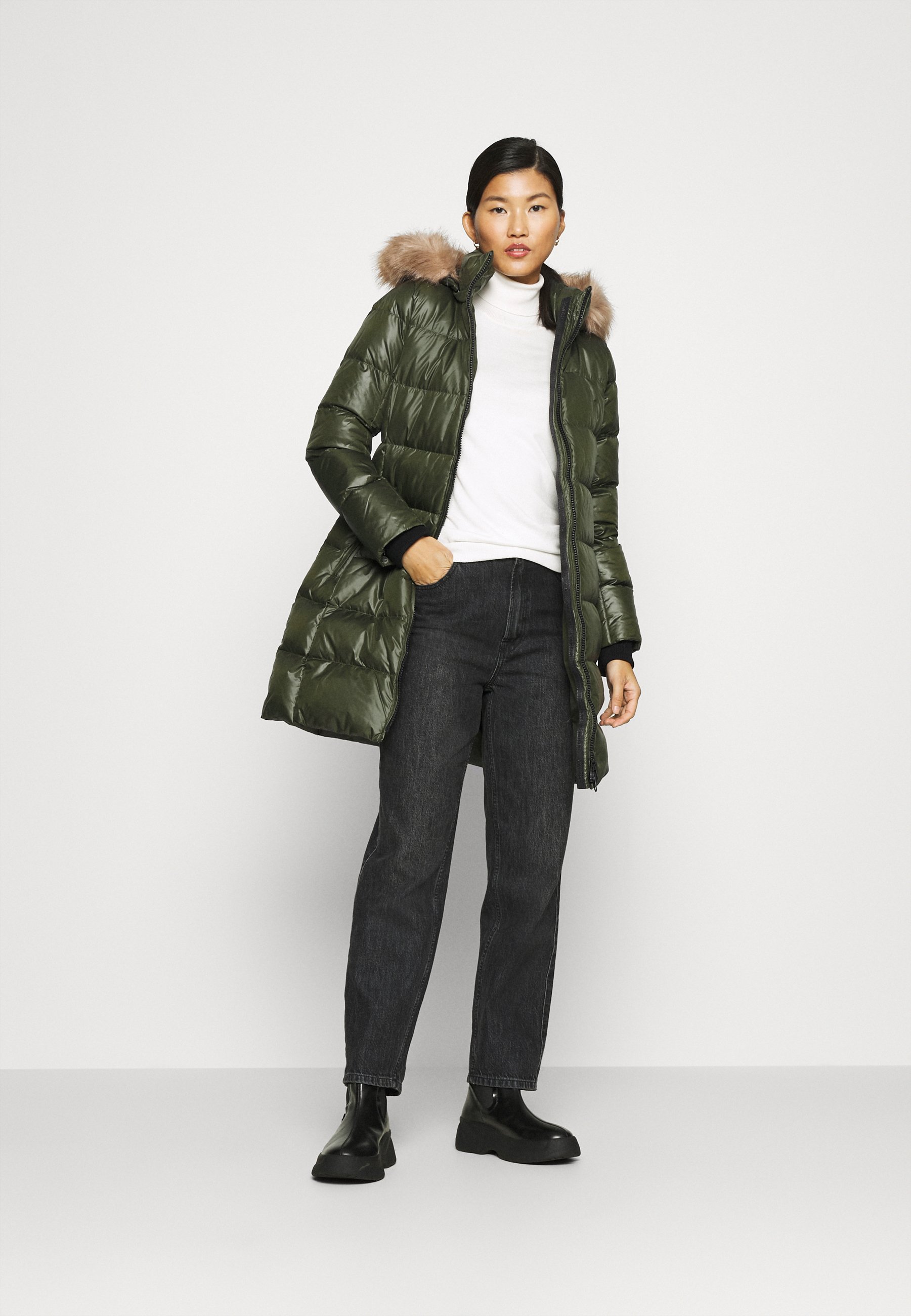 Calvin Klein ESSENTIAL REAL COAT - Down 