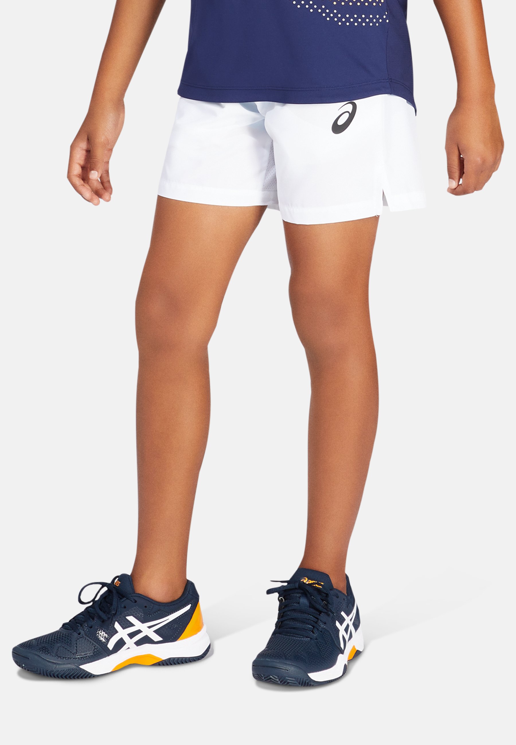 ASICS TENNIS B SHORT - Pantaloncini sportivi - brilliant white/bianco -  Zalando.it