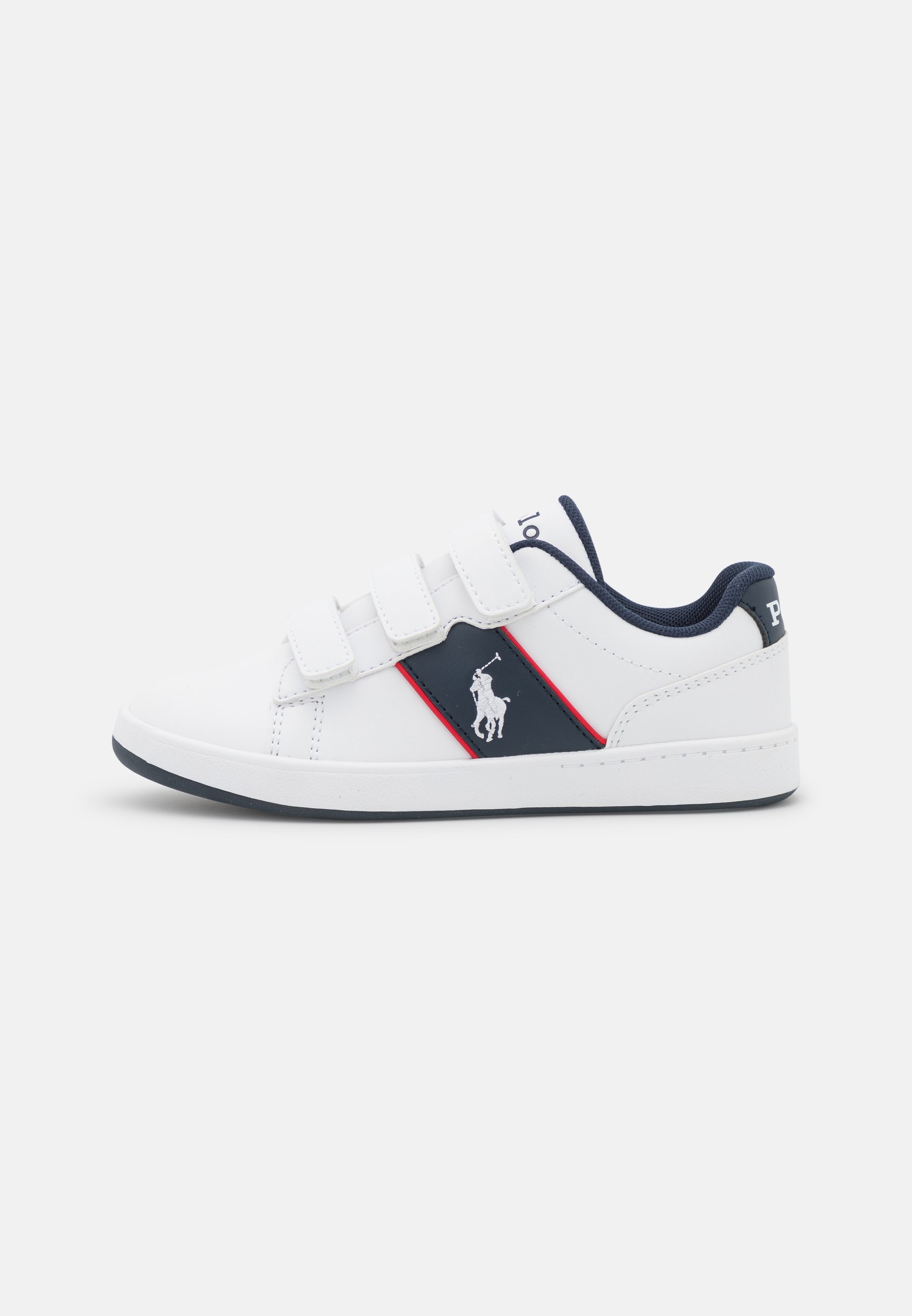 Polo Ralph Lauren OAKVIEW II - Sneaker low - white smooth/navy/red/weiß -  Zalando.de