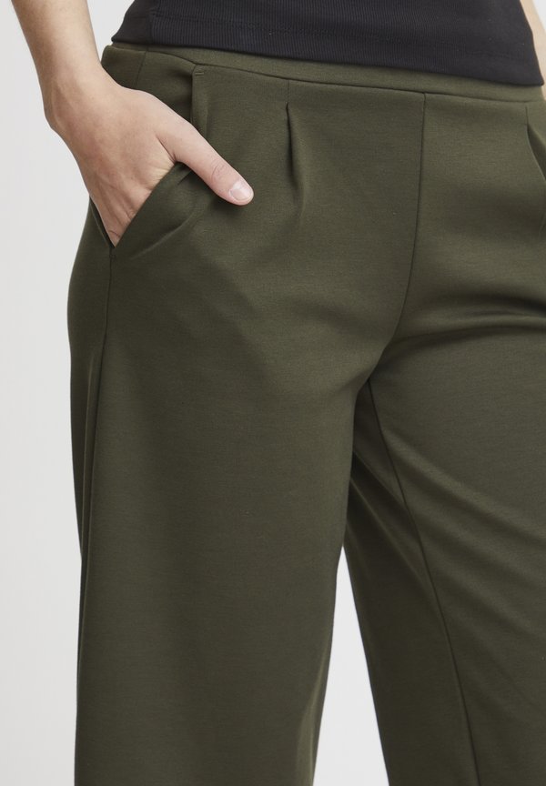 KATE WIDE - Trousers - forest night3