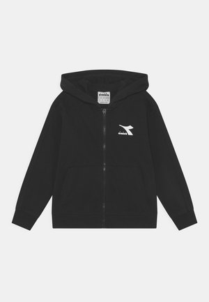 HOODIE RAINBOW - Sweat à capuche zippé - black