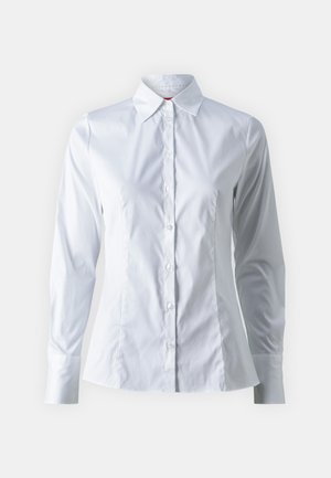HUGO THE FITTED  - Bluza s gumbima - white